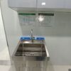 Bồn rửa tay tiệt trùng 1 vòi Inox 304 sáng bóng lắp đặt cho phòng tiểu phẩu